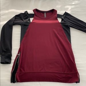 Long sleeve athleisure top